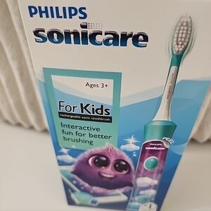 New Philips Sonicare Kids Rechargeable Sonic Toothbrush Interactive Fun